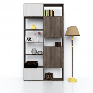 Tủ trưng bày, Melamine