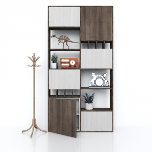 Tủ trưng bày, Melamine